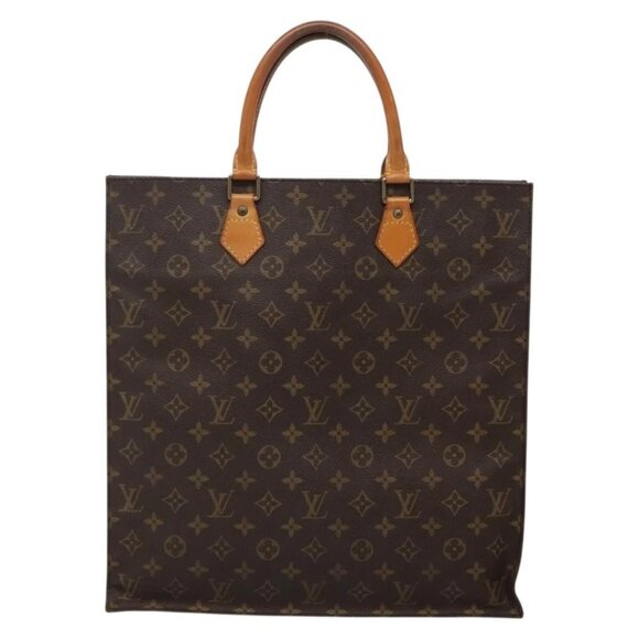 LOUIS VUITTON Monogram Sac Plat Hand Bag M51140 LV Auth 135410 - Picture 3 of 16